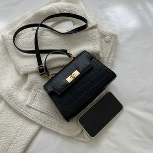 Brand New Faux Leather  Shoulder Crossbody handbag